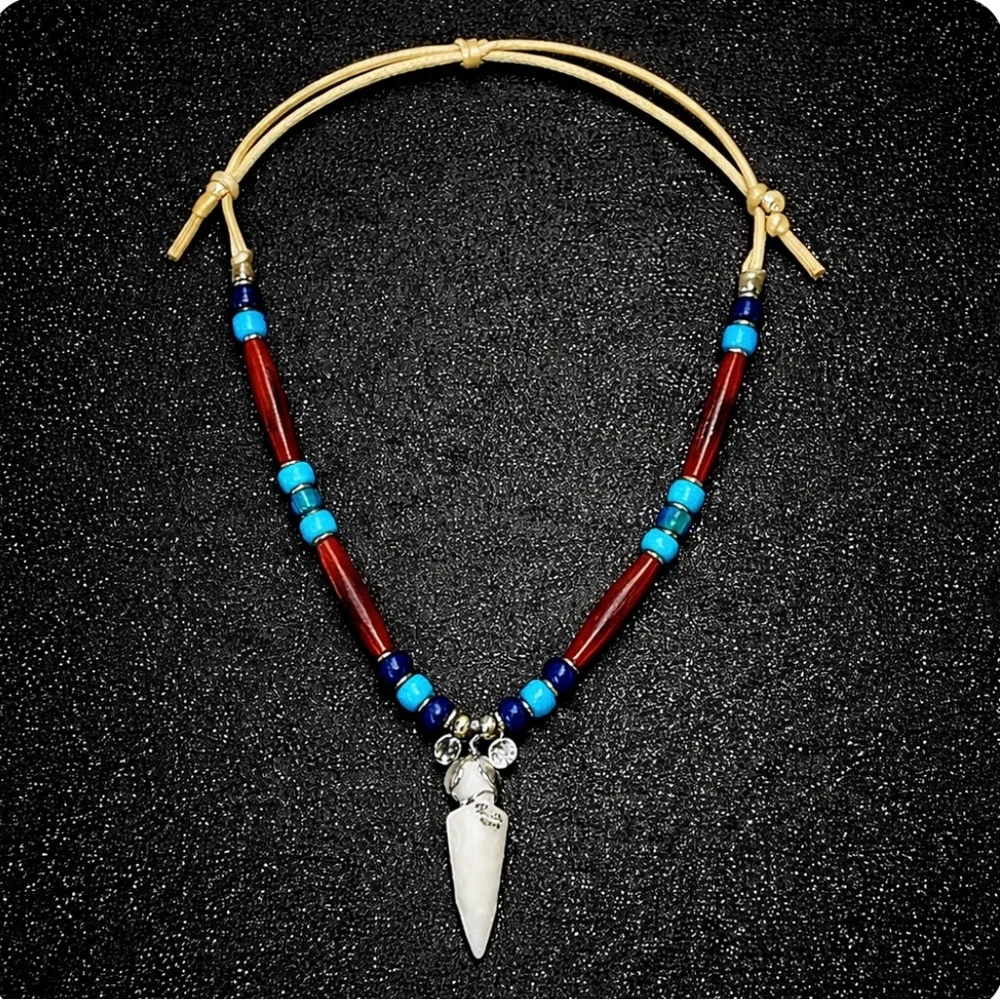 NWOT Signed Handmade White Quartz Arrowhead 13